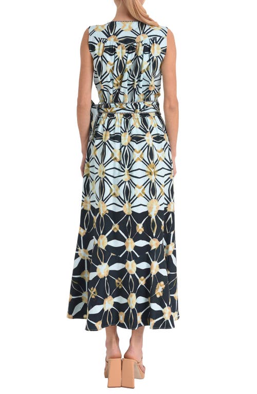 Ciebon Esthella Cotton Maxi Wrap Dress In Multi