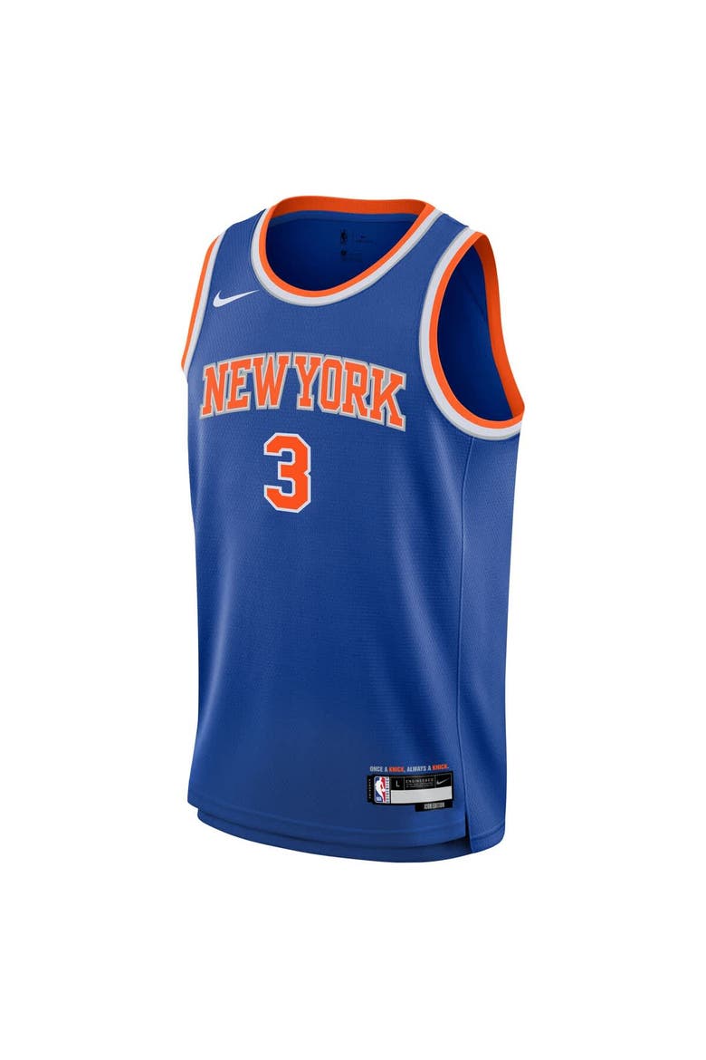 Youth Nike Josh Hart Blue New York Knicks Swingman Jersey - Icon Edition, Alternate, color, Blue