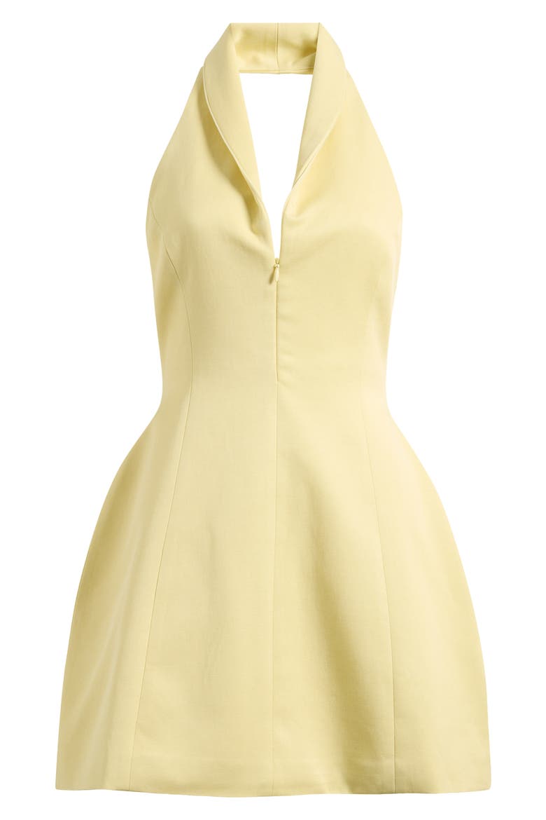 Halter Minidress, Main, color, LEMON
