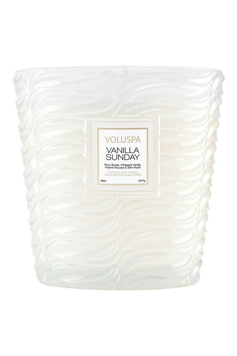 Vanilla Sunday 3-Wick Hearth Candle, Main, color, NO COLOR