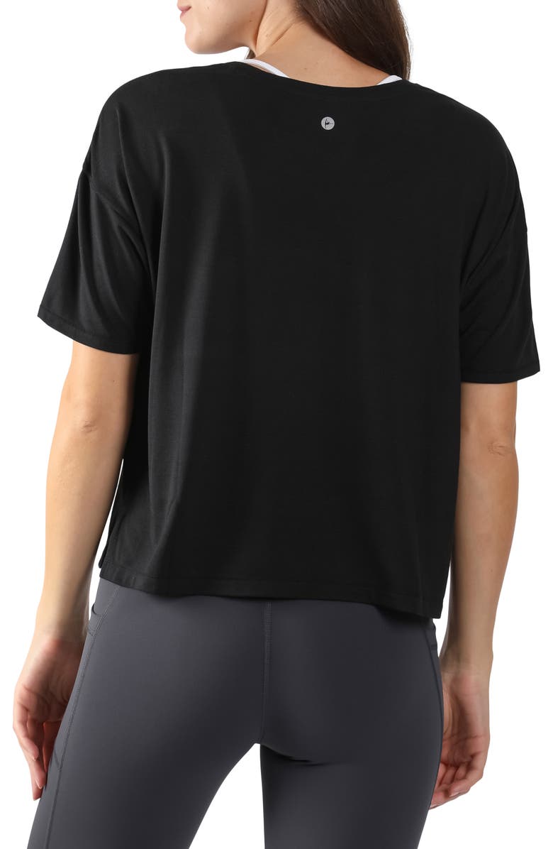 90 DEGREE BY REFLEX Oversized Boxy Crop T-Shirt, Alternate, color,