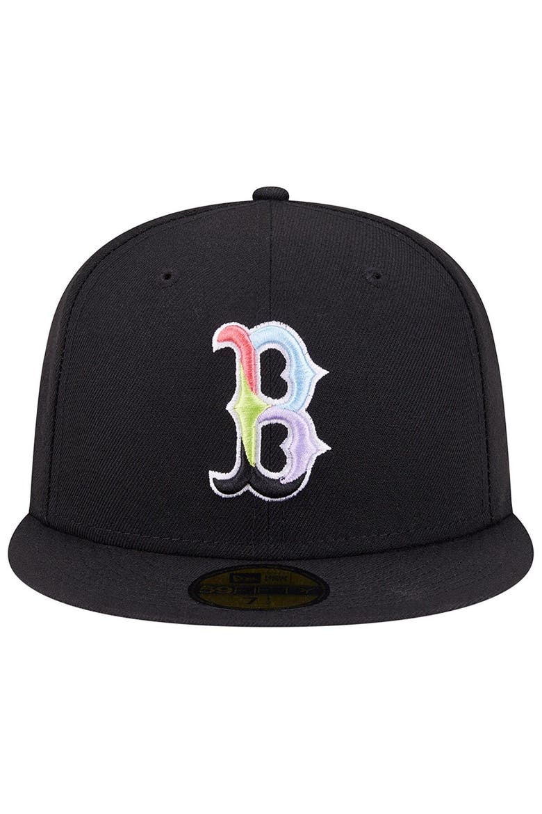 Men's New Era Black Boston Red Sox Multi-Color Pack 59FIFTY Fitted Hat, Alternate, color, Black