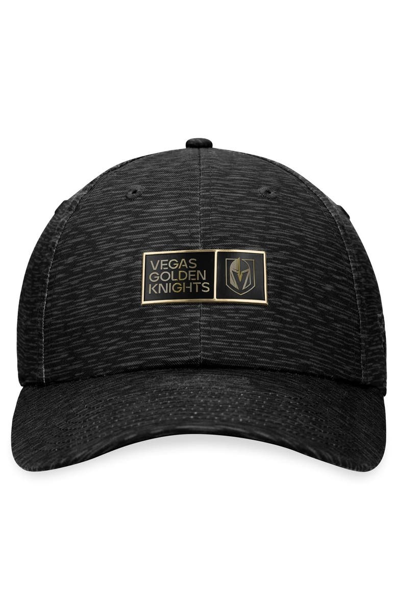 FANATICS Men's Fanatics Branded Black Vegas Golden Knights Authentic Pro Road Adjustable Hat, Alternate, color, Black