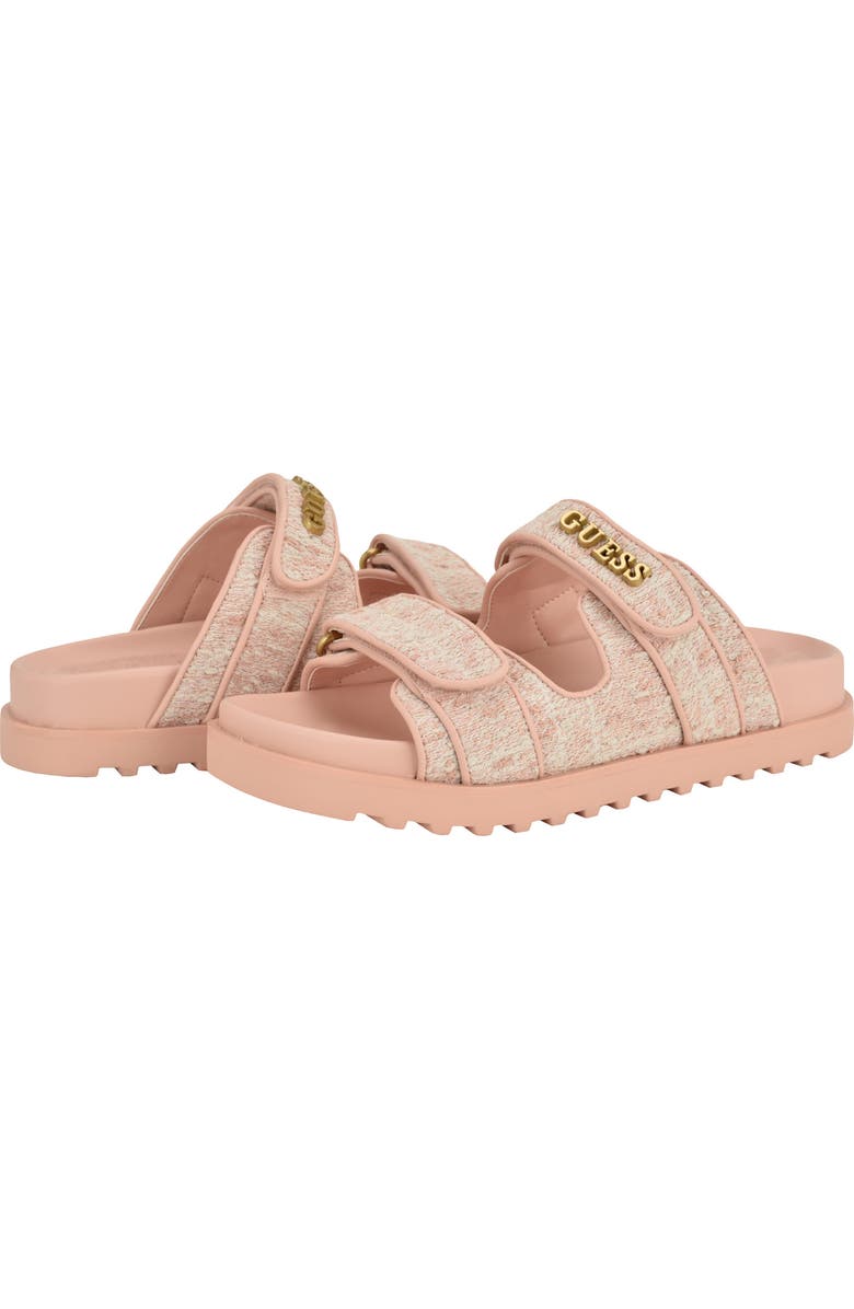 GUESS Fabulonn 2 Double Strap Sandals, Alternate, color, Pink