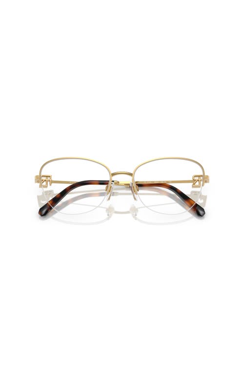 Ralph Lauren 54mm Butterfly Optical Glasses In Gold
