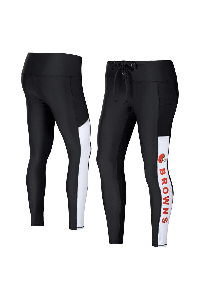 Women's WEAR by Erin Andrews Black Cleveland Browns Leggings, Main, color, Black