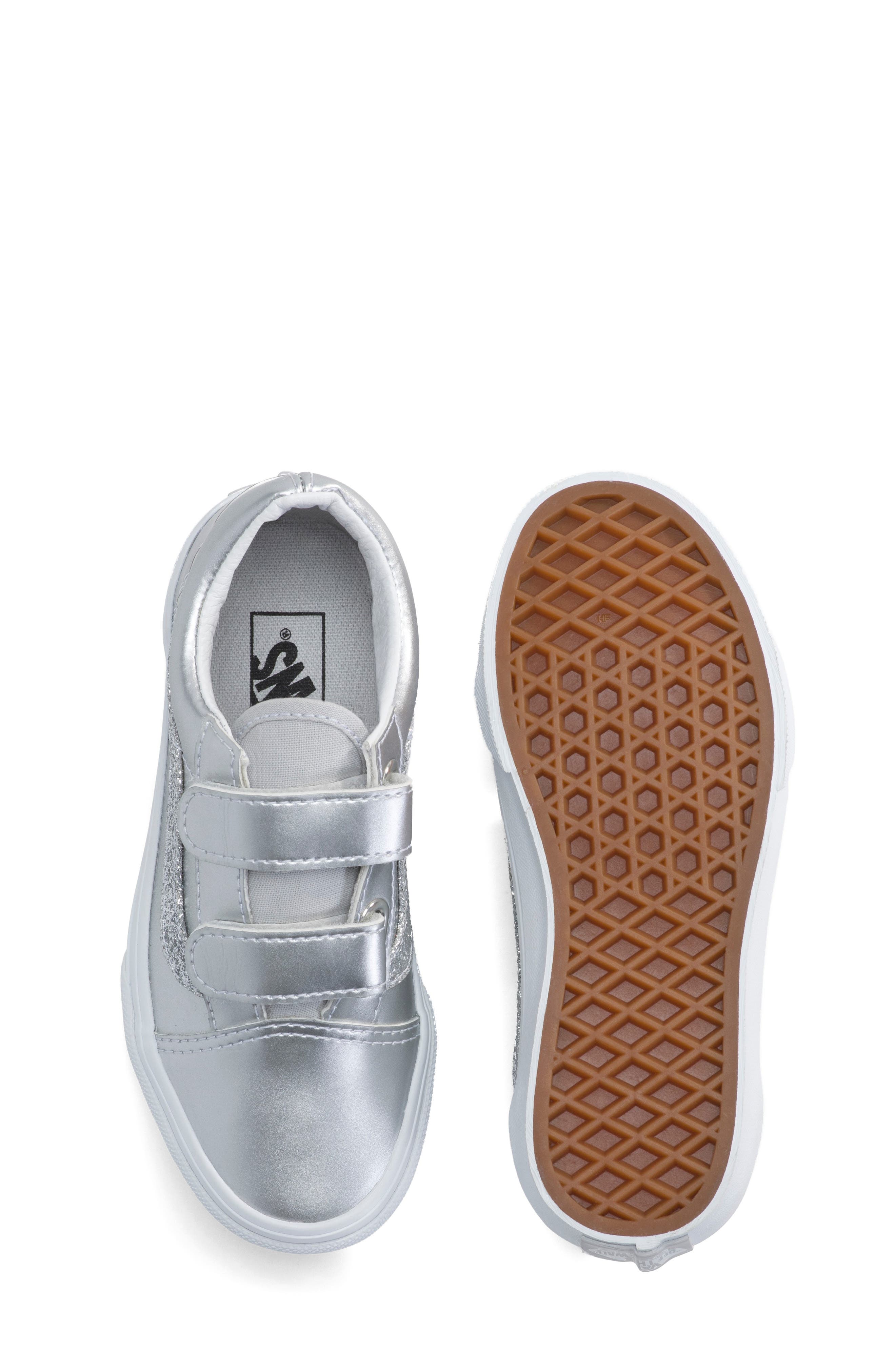 Vans Kids' Old Skool V Sneaker, Alternate, color, Dazzled Lunar Rock