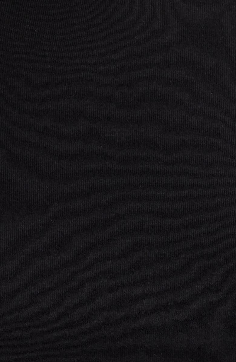 Theory Side Twist Modal & Pima Cotton Tank, Alternate, color, Black