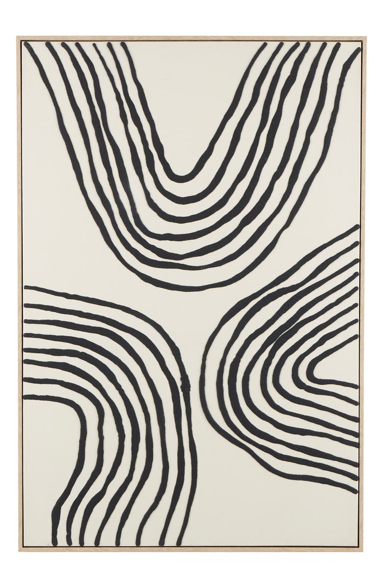 GINGER BIRCH STUDIO Abstract Framed Wall Art, Main, color, 