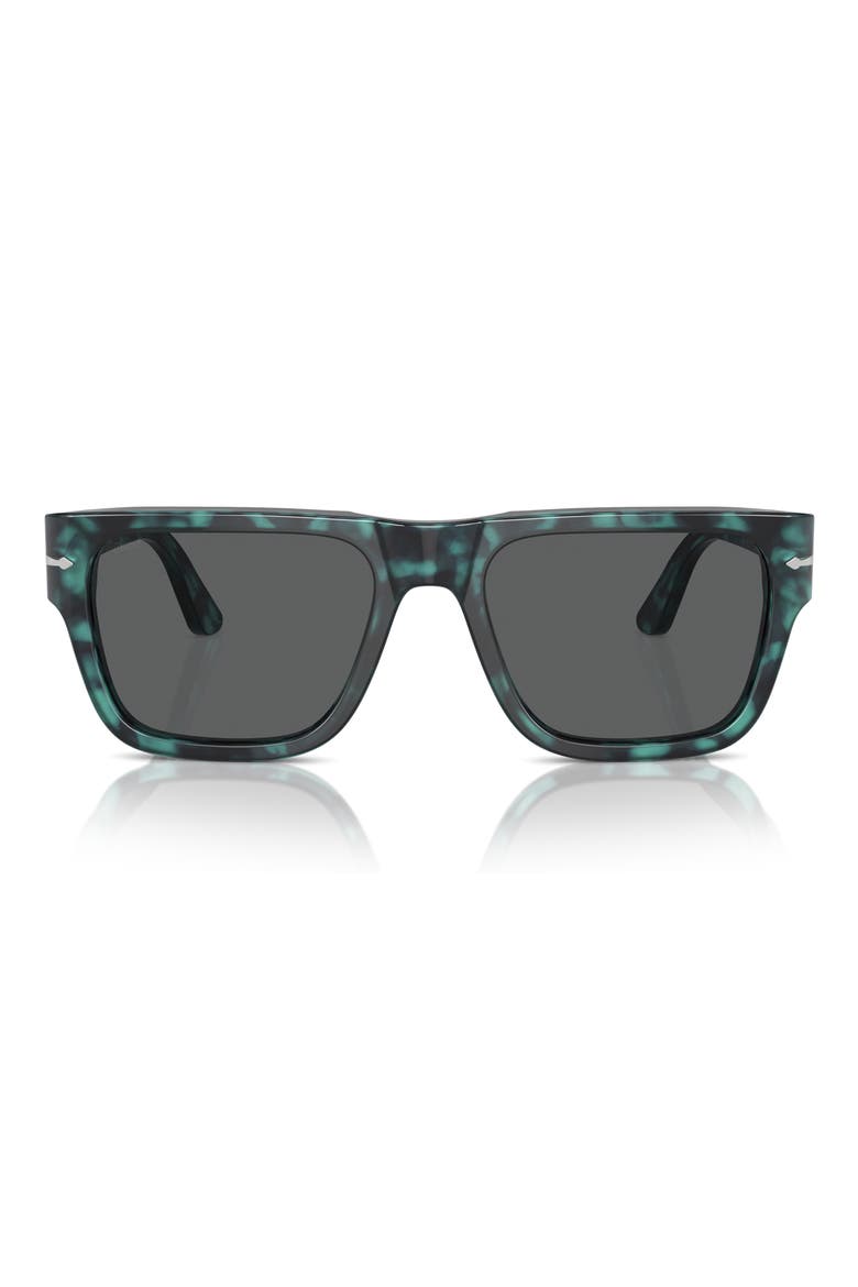 57mm Round Sunglasses, Alternate, color, BLUE HAVANA