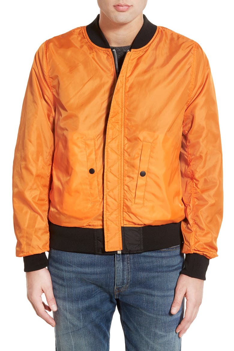 LB-2 Scout Reversible Flight Jacket, Alternate, color, BLACK