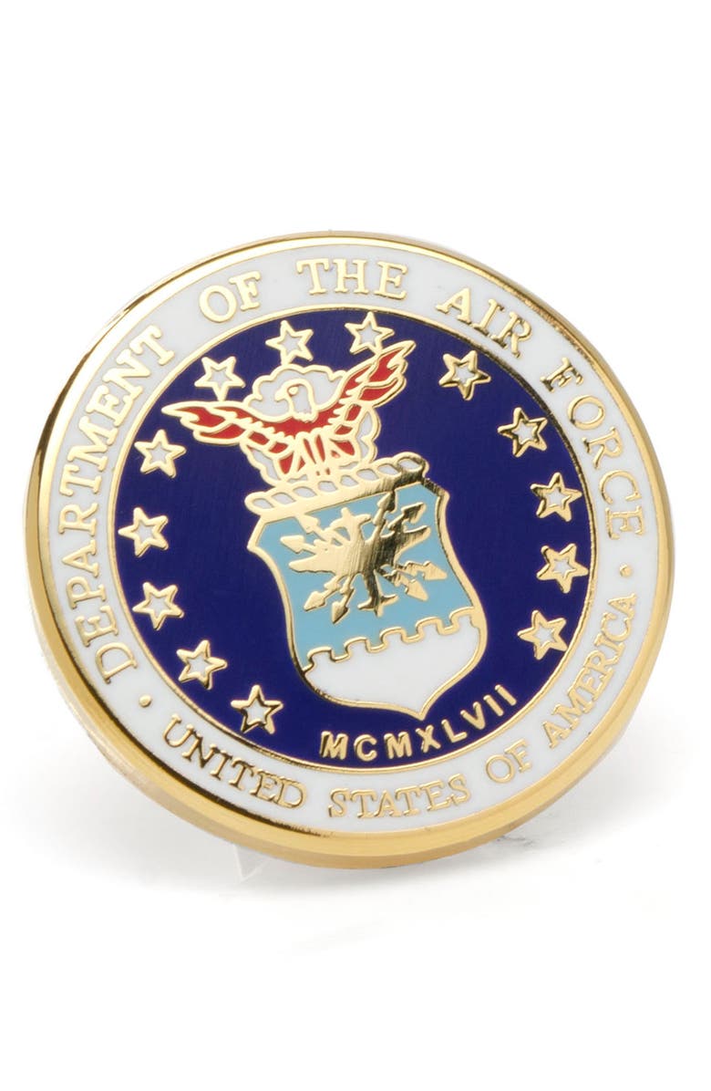 Cufflinks, Inc. United States Air Force Lapel Pin, Main, color, 