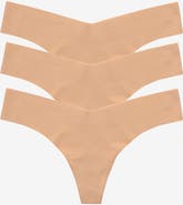 Commando Classic Solid Thong 3-Pack