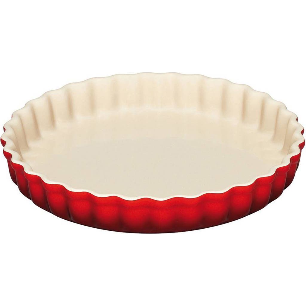 Le Creuset Stoneware Tart Dish In Cerise