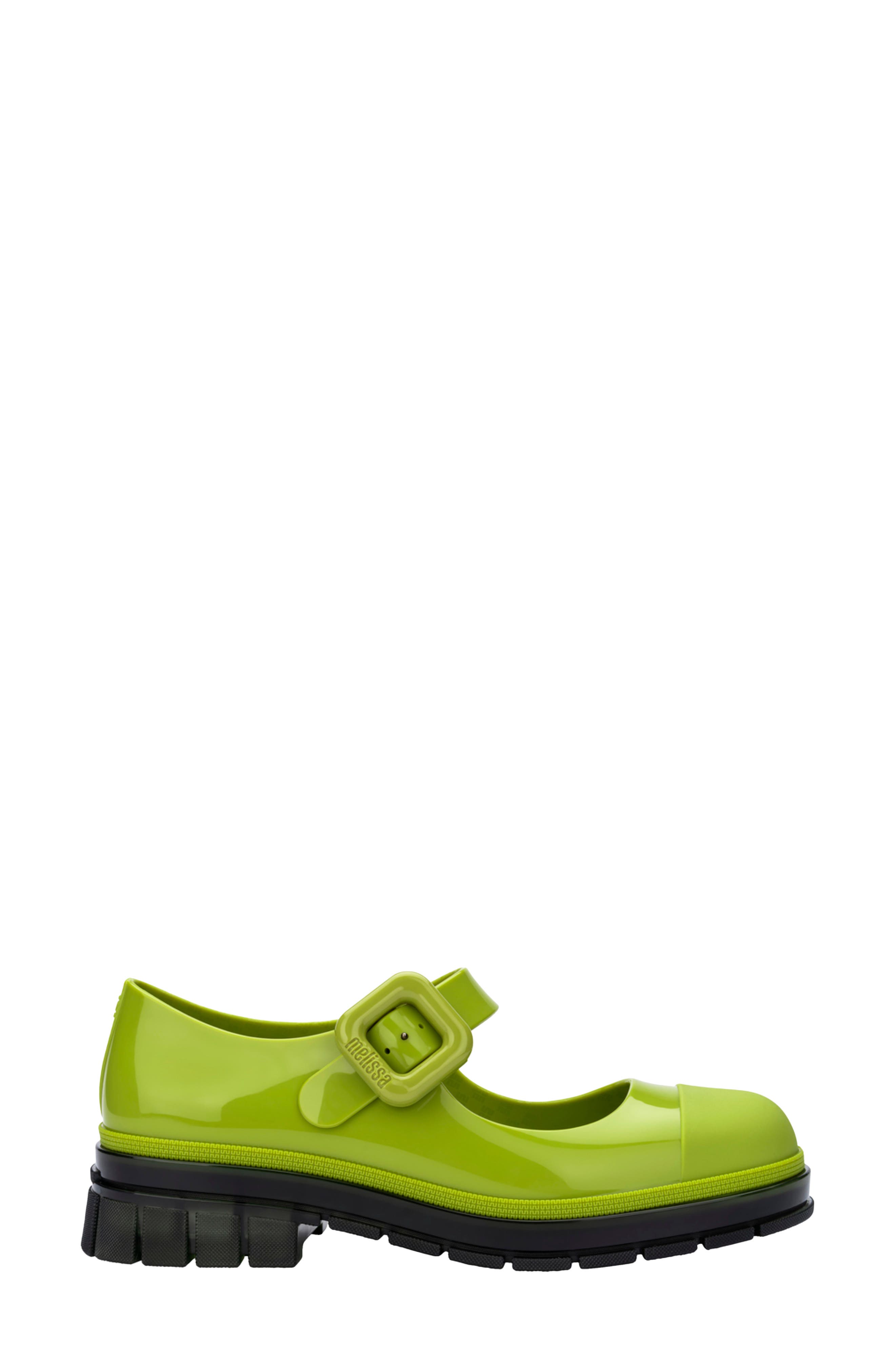 June Mary Jane Flat, Alternate, color, GREEN