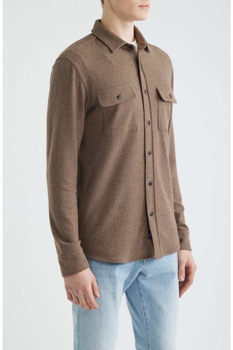 Legend™ Knit Button-Up Shirt, Alternate, color, MOCHA TWILL