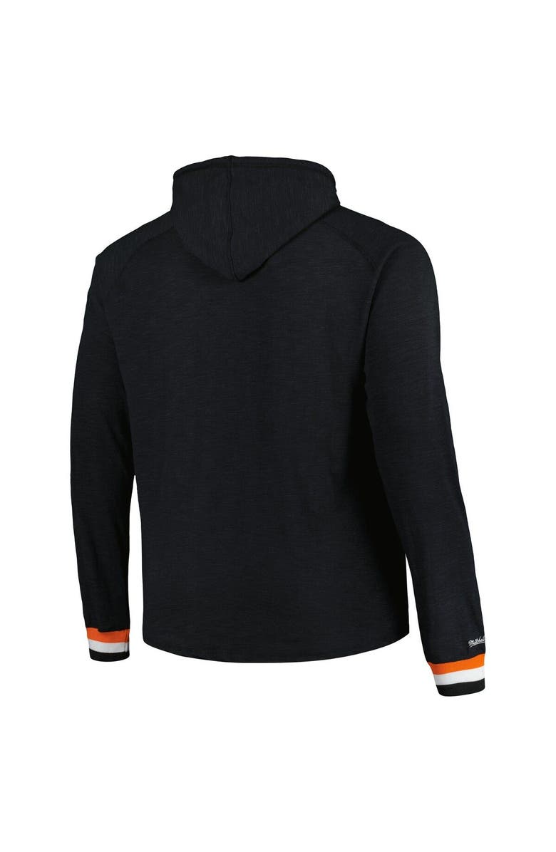 Mitchell & Ness Men's Mitchell & Ness  Black Philadelphia Flyers Big & Tall Legendary Raglan Pullover Hoodie, Alternate, color, 