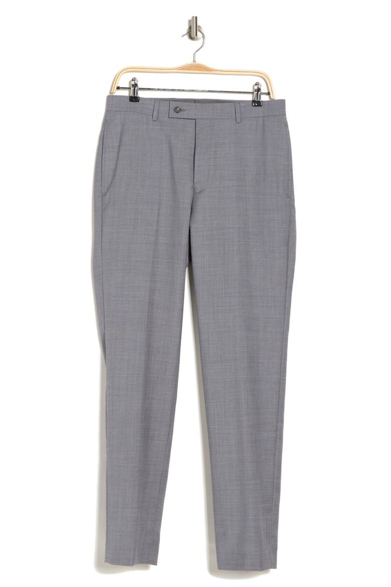 Medium Grey Slim Stretch Suit Pants, Alternate, color, MEDIUM GREY