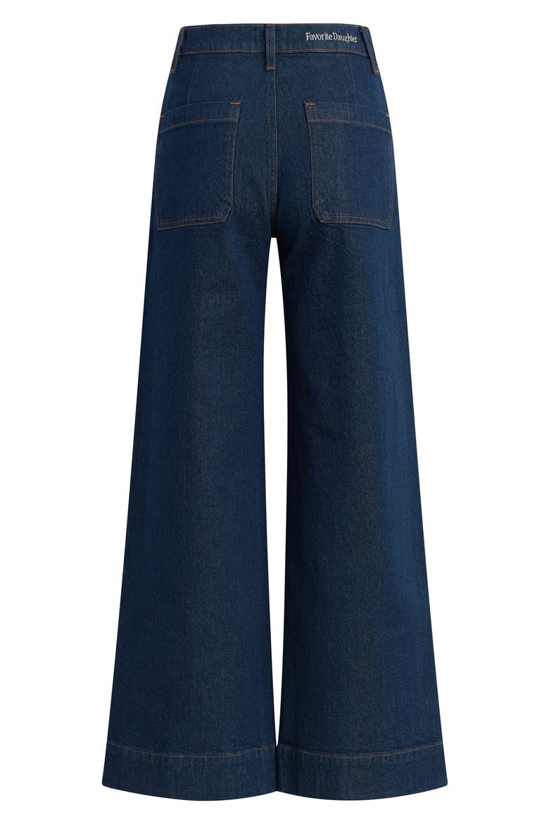 The Mischa Shortie Super High Waist Wide Leg Jeans, Alternate, color, PEPPER