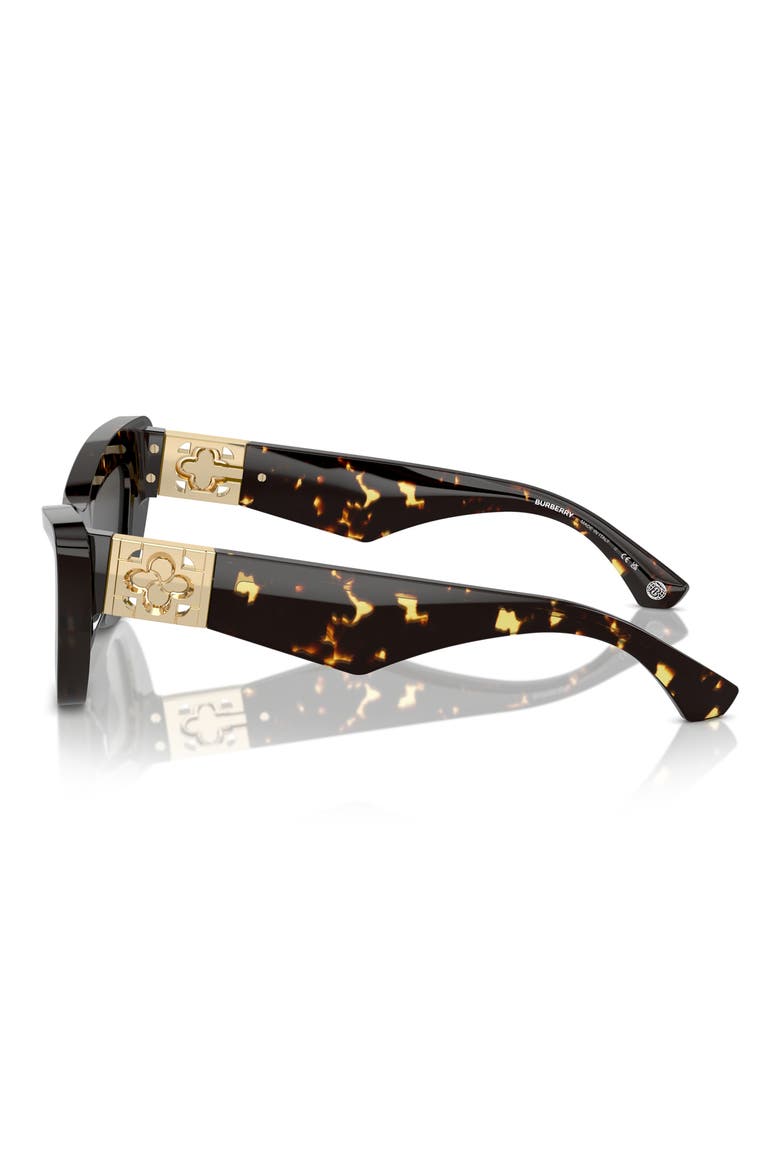 51mm Cat Eye Sunglasses, Alternate, color, DK HAVANA