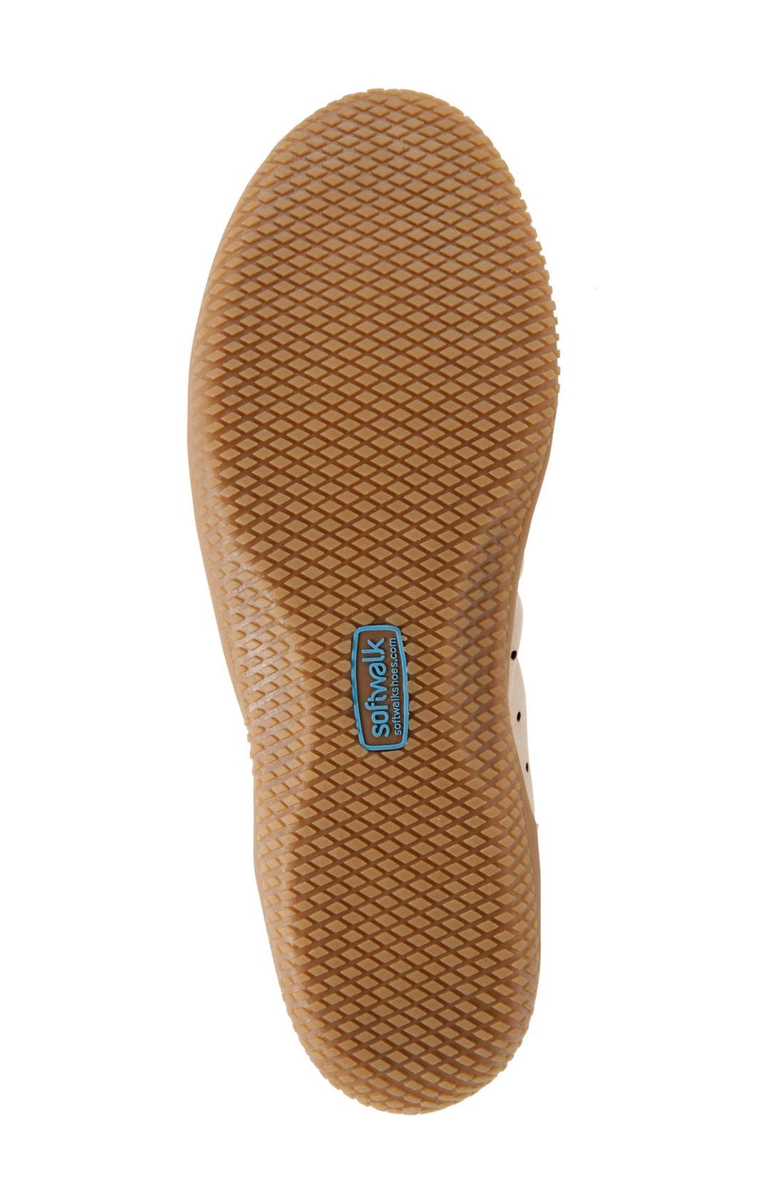 SoftWalk<sup>®</sup> 'Hampshire' Dot Perforated Ballet Flat, Alternate, color, 