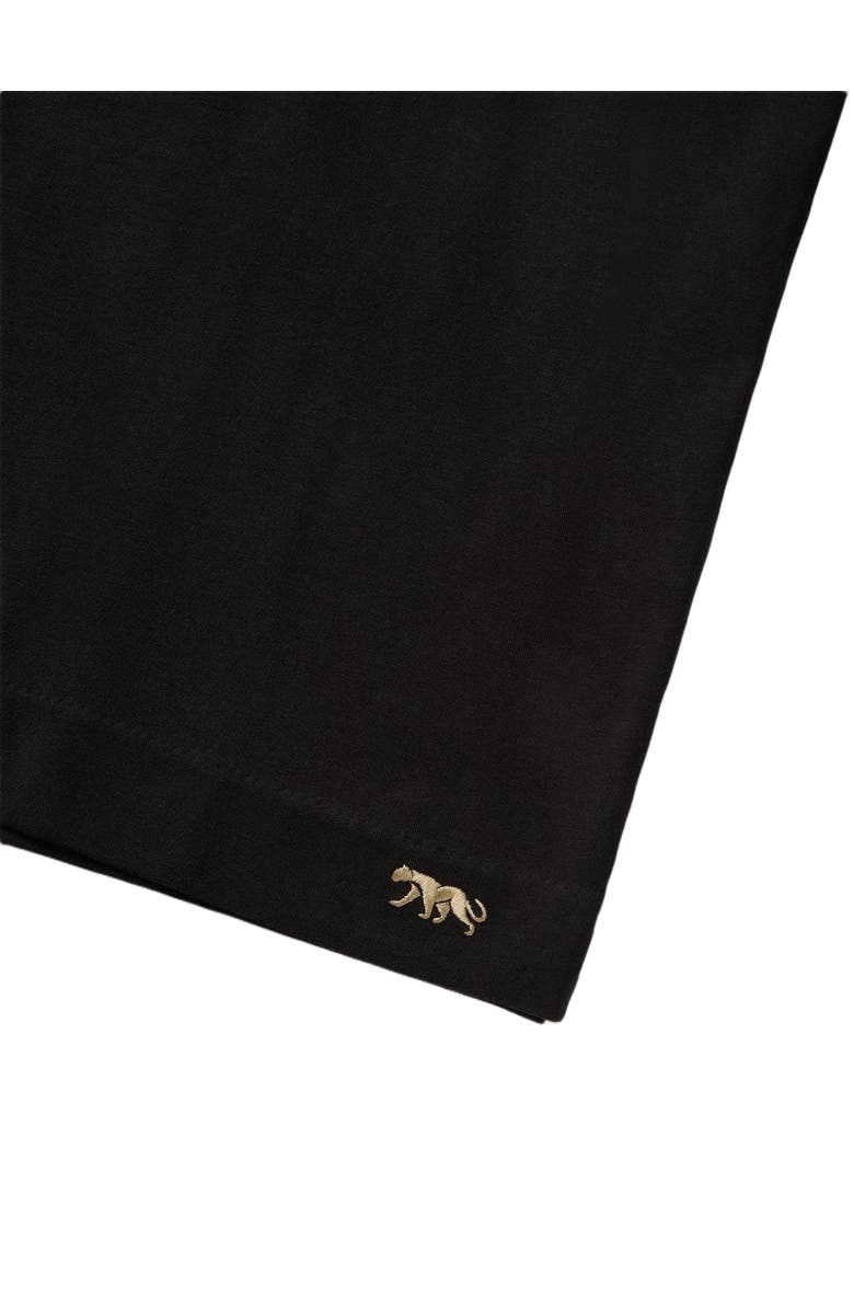 Robert Talbott Dean Stretch Jersey Tee, Alternate, color, Black