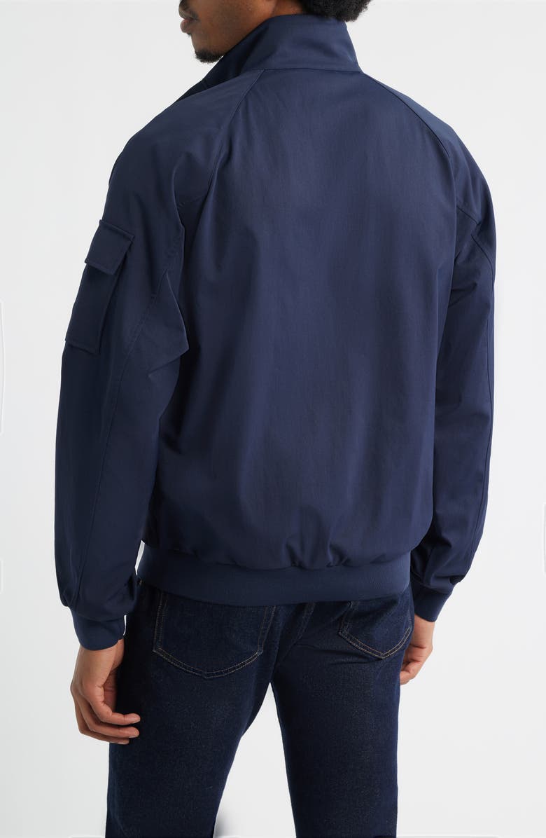 Save The Duck Blade Water Resistant Bomber Jacket, Alternate, color, Navy Blue