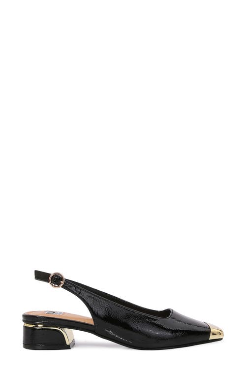 Ninety Union Empress Tipped Slingback Pump In Black