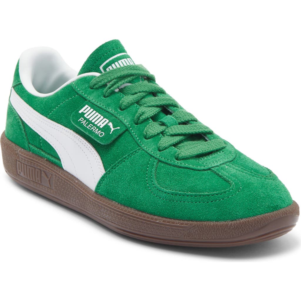 Puma Palermo Suede Sneakers In Green