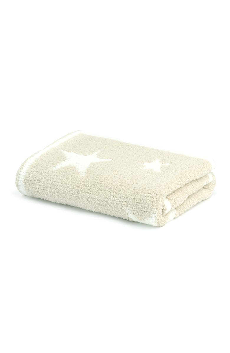 Kashwére Baby Blanket - Mini Stars - Chenilla Classic, Alternate, color, Linen / Creme