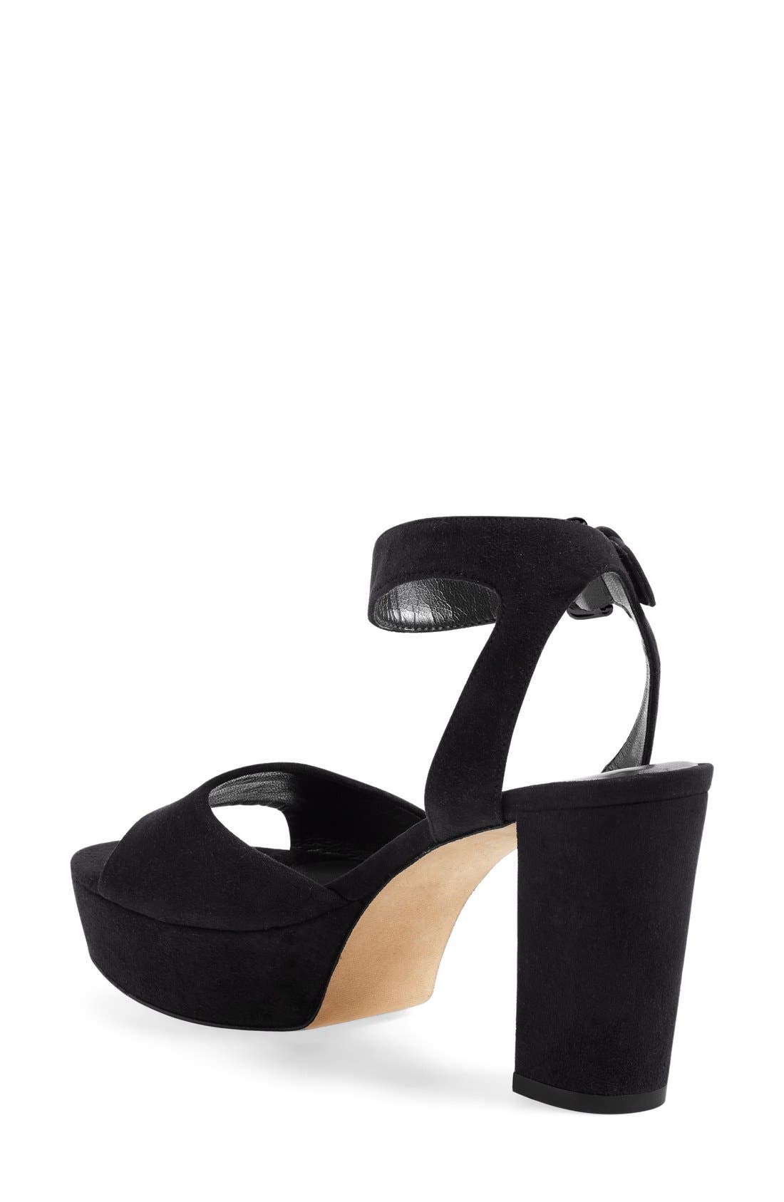 Stuart Weitzman 'Real Deal' Platform Sandal, Alternate, color, 