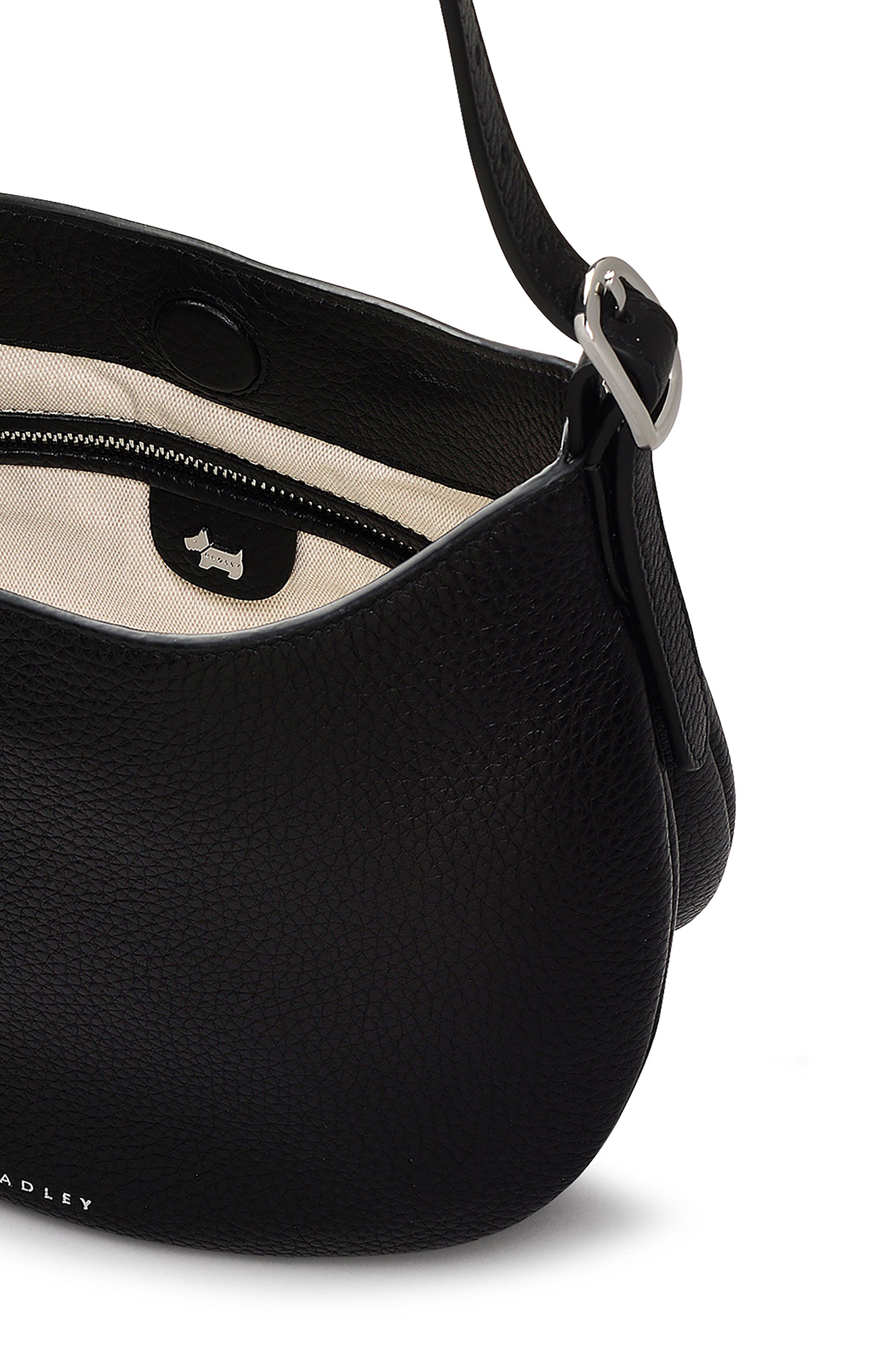 Radley Kensington Place Small Open Top Shoulder Bag, Alternate, color, Black