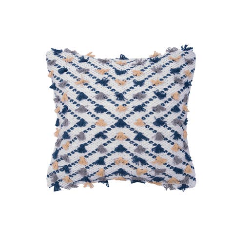 Diagonal Tuft Throw Pillow