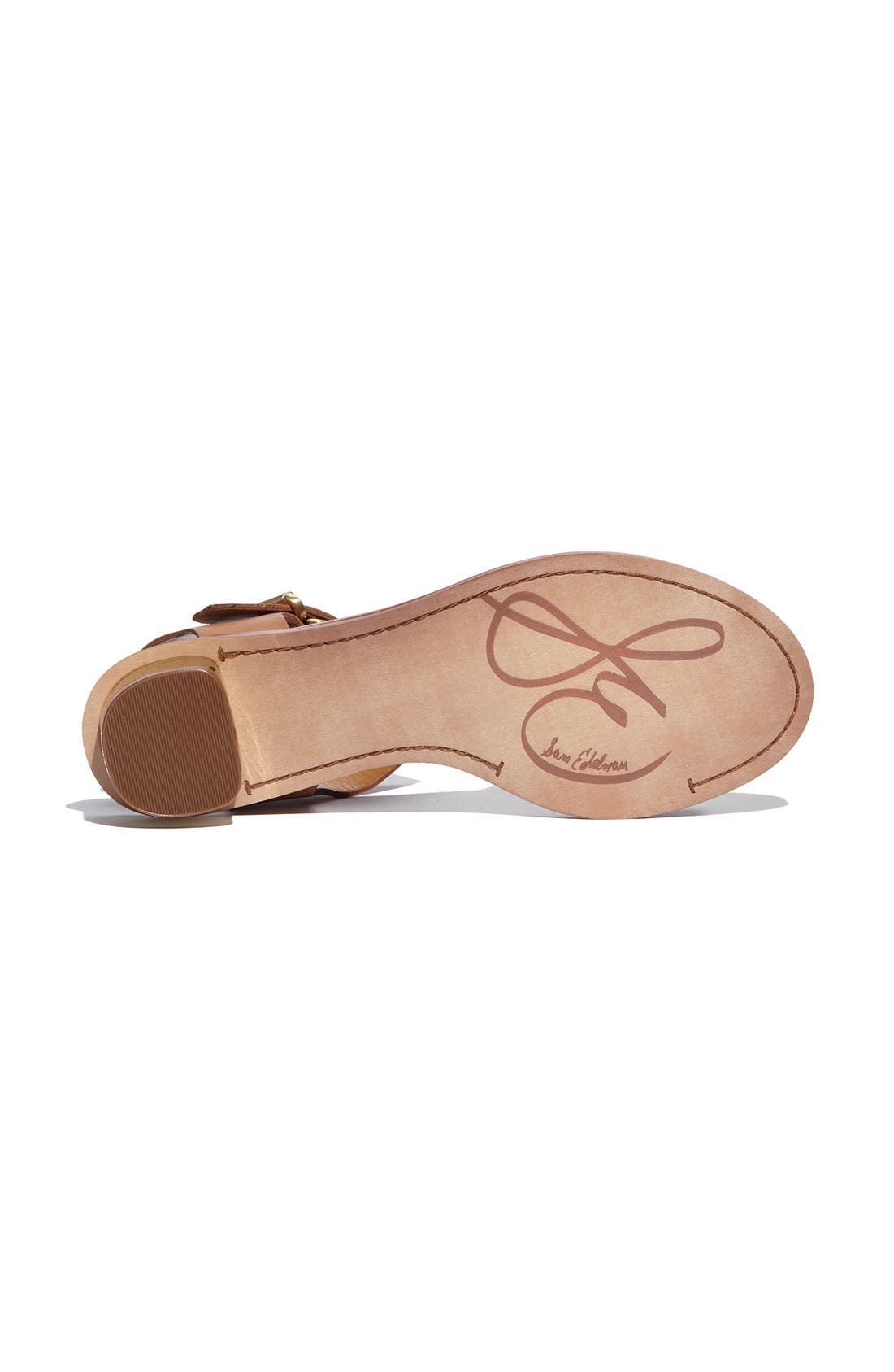 'Trina' Sandal, Alternate, color, WHISKEY LEATHER