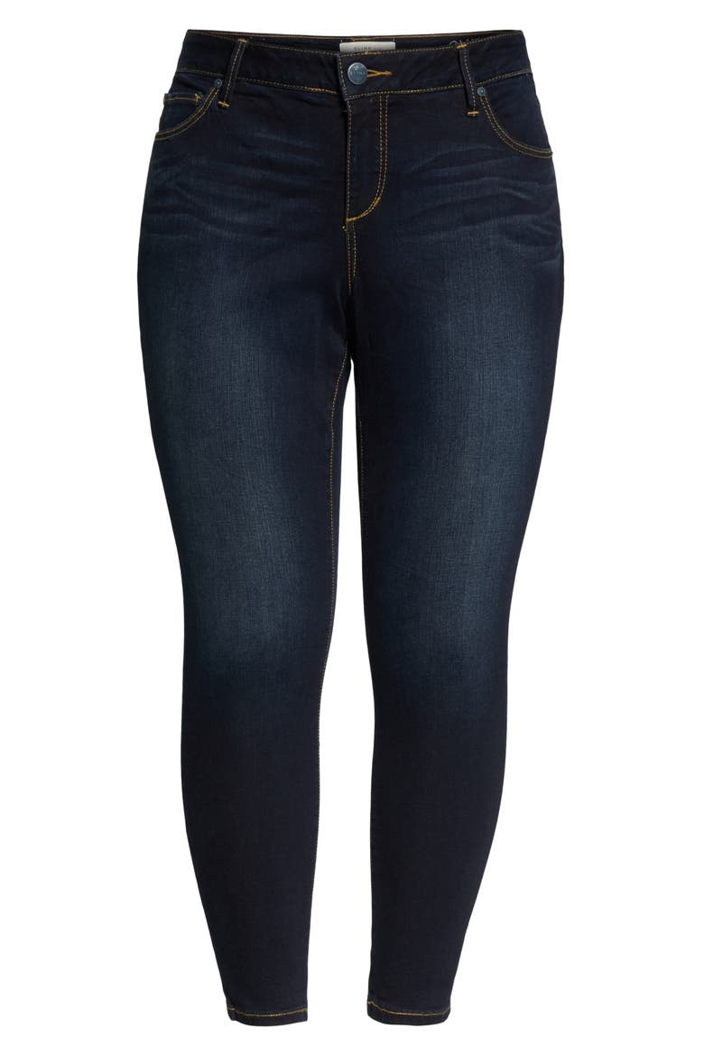 High Waist Ankle Skinny Jeans, Alternate, color, SUMMER WAS