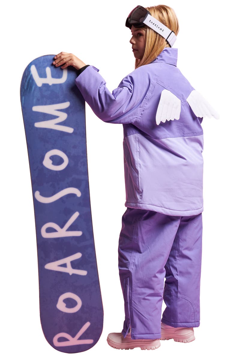 Roarsome Sparkle the Unicorn Ski Jacket, Alternate, color, Lilac