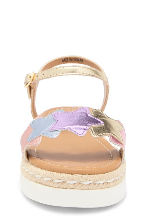 Steve Madden Kids' Jstarlit Sandal In Pastel Multi