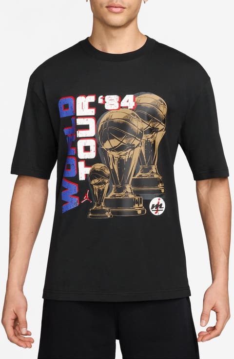 World Tour Cotton Graphic T-Shirt