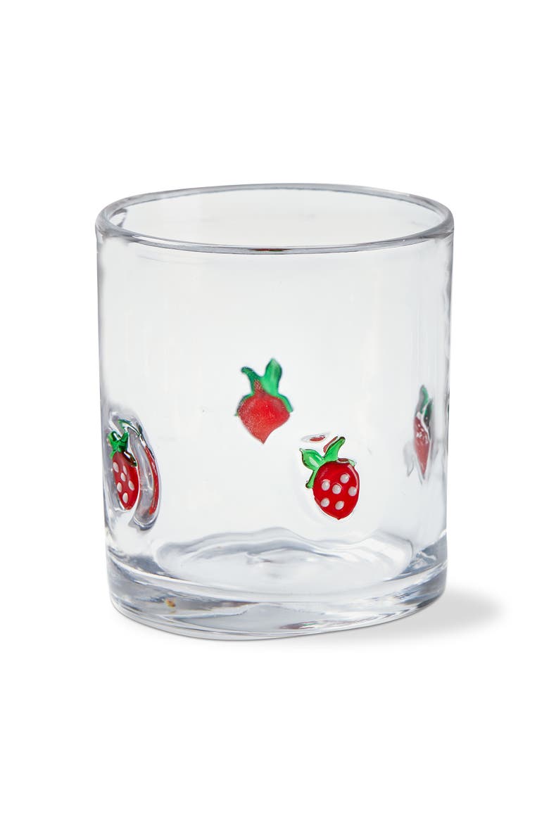 Strawberry Dof Glass Red Glass Summer, Main, color, Red