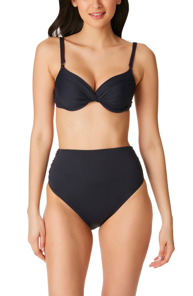 BLEU by Rod Beattie Kore Underwire Bikini Top, Alternate, color, Black