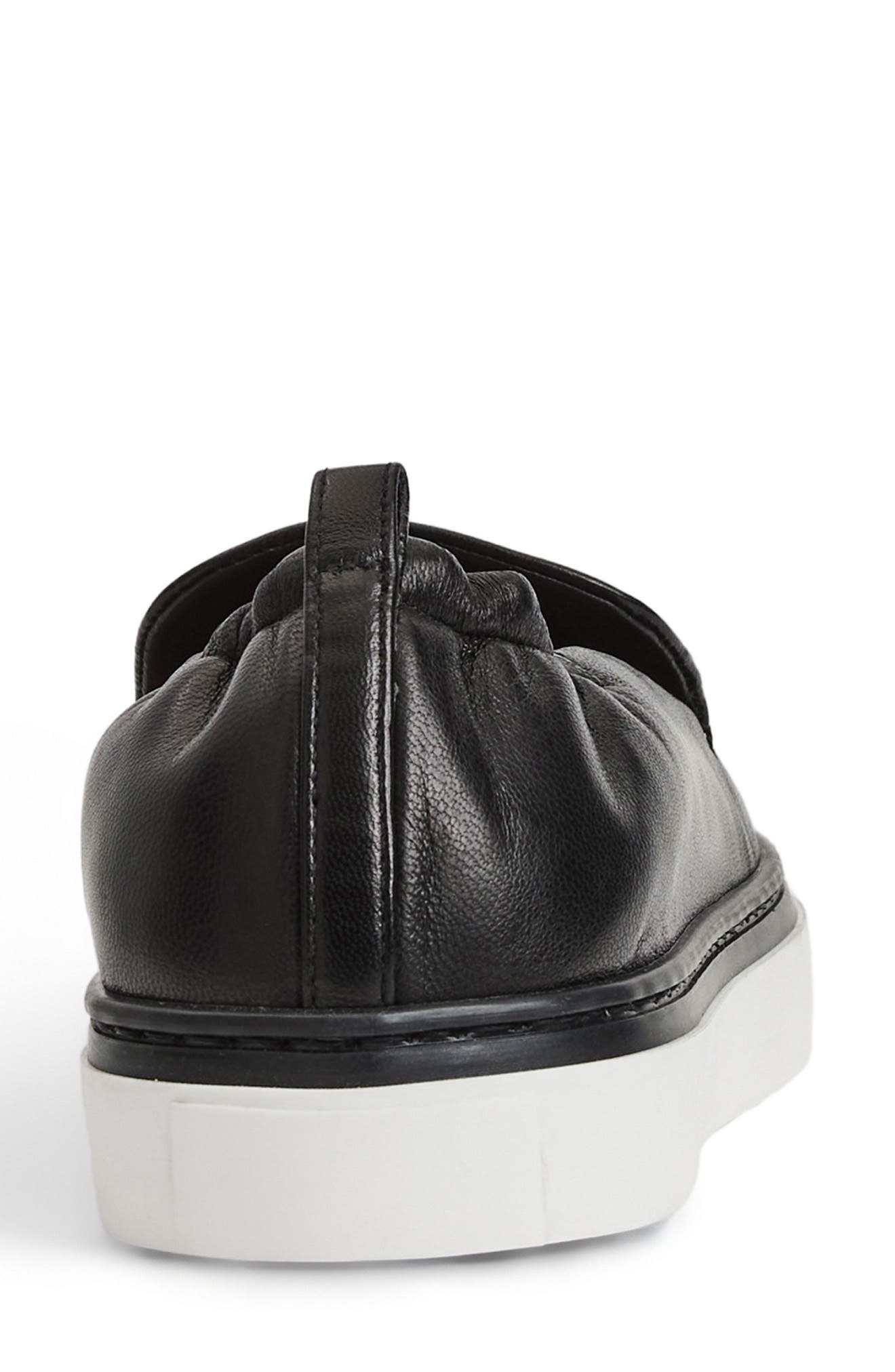 Clara Loafer, Alternate, color, BLACK LEATHER