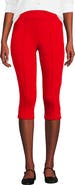 Lands' End Starfish High Rise Pintuck Capri Pants