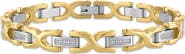 Esquire Men's Diamond Two-Tone Link Bracelet
