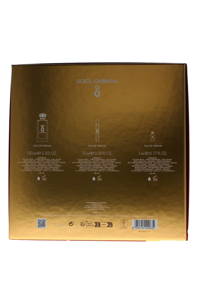 Dolce&Gabbana Q by Dolce&Gabbana Eau de Parfum Set, Alternate, color,