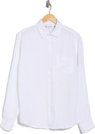 DENIM AND FLOWER Linen Button-Up Shirt