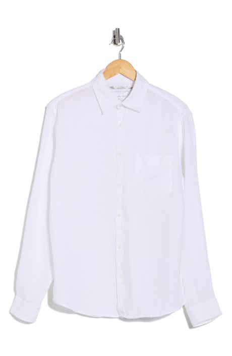 DENIM AND FLOWER Linen Button-Up Shirt