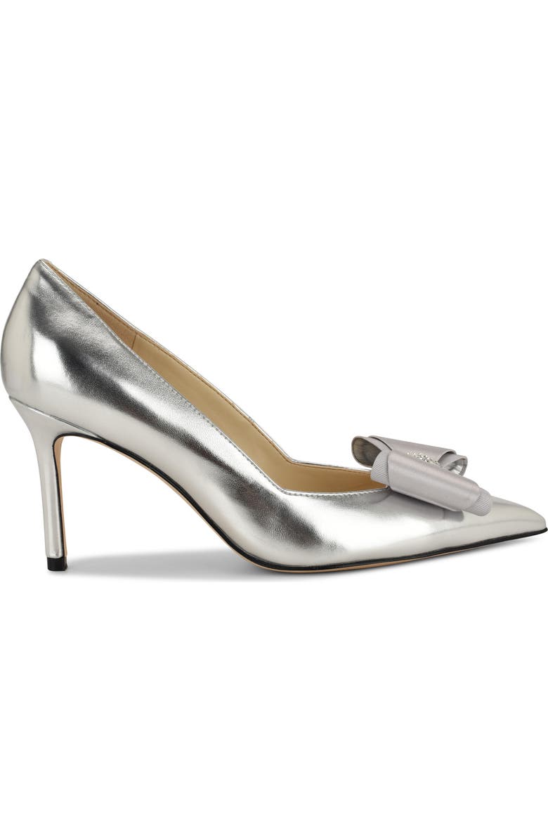 Nine West Ceryn Pointed Toe Pump, Alternate, color, Silver