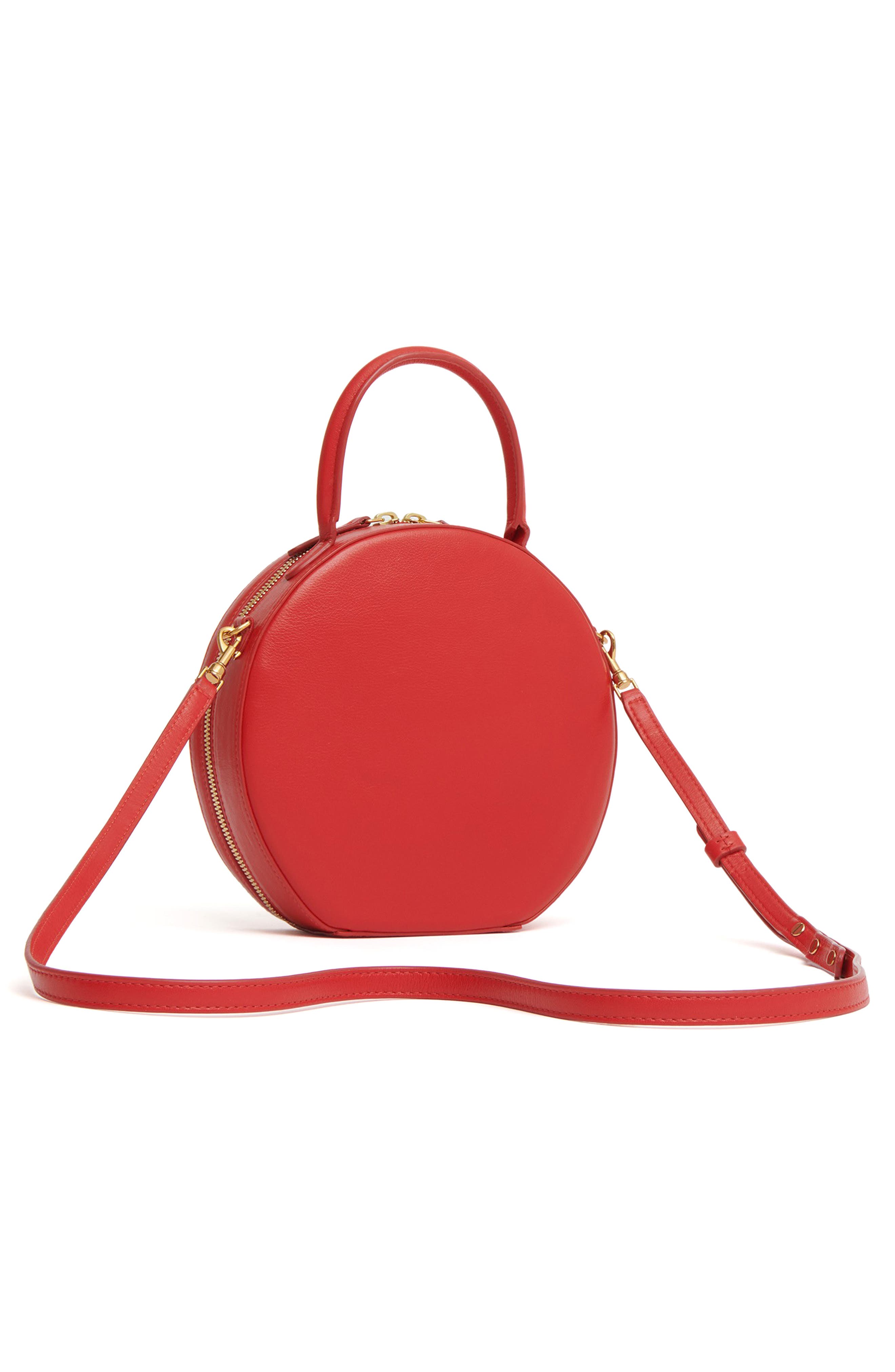 Mansur Gavriel Circle Leather Crossbody Bag, Alternate, color, 