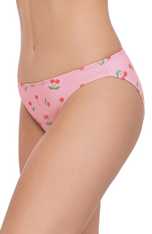 Stevie Cheeky Basic Hipster Bikini Bottom In Pink