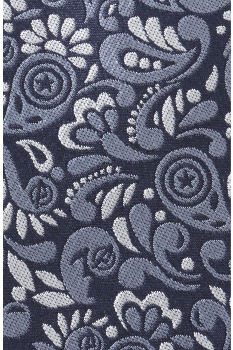 x Marvel Avengers Paisley Silk Tie, Alternate, color, NAVY